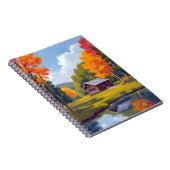 Autumn Abode Lakeside Cottage Notitieboek (Rechterzijde)
