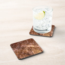 "Autumn Abstract" Cork Onderzetter set
