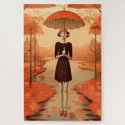 Autumn Abtract Puzzle Legpuzzel (Verticaal)
