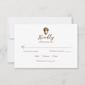 Autumn Acorn  RSVP Response Kaart (Voorkant)