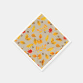 Autumn Acorns en Leaves Servet (Hoek)