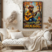 Autumn Acoustic: Rustic Strums van het Beer Poster