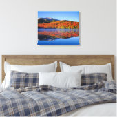 Autumn Adirondack Mountains | New York Canvas Afdruk (Insitu (Slaapkamer))