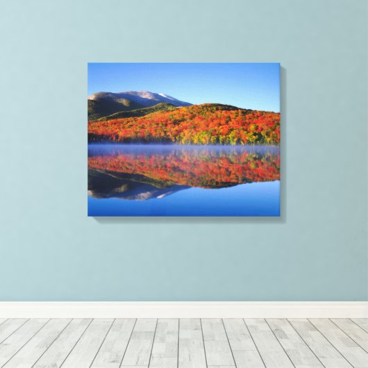 Autumn Adirondack Mountains | New York Canvas Afdruk (Insitu (Houten vloer))