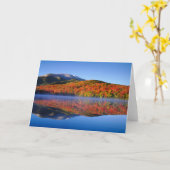 Autumn Adirondack Mountains | New York Kaart (Gele Bloem)