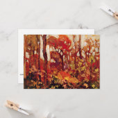 Autumn, Algonquin Park Kaart (Voorkant / Achterkant in situ)