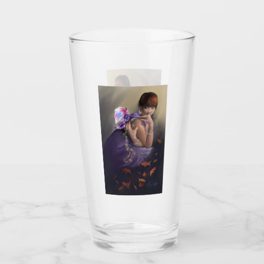 Autumn Allure Glass Cup Glas (Voorkant)