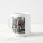 Autumn Amish Buggy Koffiemok (Voorkant links)