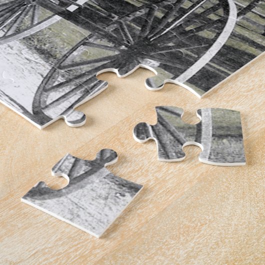 Autumn Amish Buggy Legpuzzel (Zijkant)