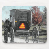 Autumn Amish Buggy Muismat (Voorkant)