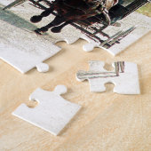 Autumn Amish Horse and Buggy Legpuzzel (Zijkant)