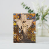 Autumn Angel Briefkaart (Staand voorkant)