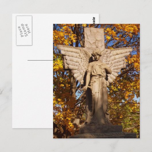 Autumn Angel Briefkaart (Voorkant / Achterkant)