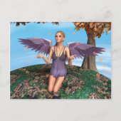 Autumn Angel Briefkaart (Voorkant)