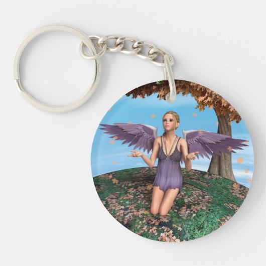 Autumn Angel Sleutelhanger (Voorkant)