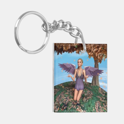 Autumn Angel Sleutelhanger (Voorkant Links)
