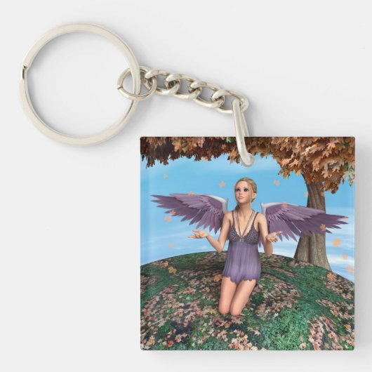 Autumn Angel Sleutelhanger (Voorkant)