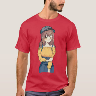 Autumn Anime Otaku Girl Aesthetisch Japan Culture T-shirt