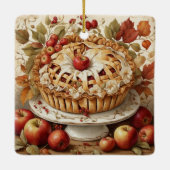 Autumn Apple Pie Ornament (Achterkant)