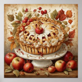 Autumn Apple Pie Poster (Voorkant)