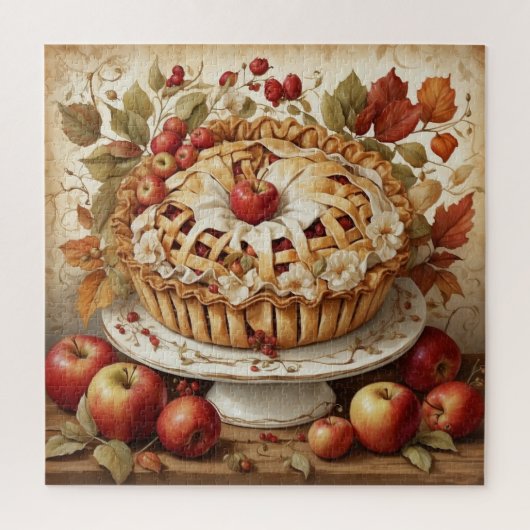 Autumn Apple Pie Puzzel (Verticaal)