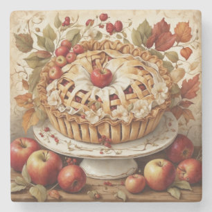 Autumn Apple Pie Stone Onderzetter