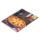 Autumn Apple Pie Thanksgiving Watercolor Notitieboek (Linkerzijde)