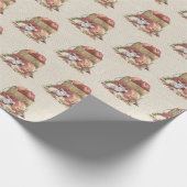Autumn Apples and Mice Cadeaupapier (Hoek)
