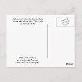 Autumn Aspen Briefkaart (Achterkant)