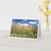Autumn Aspen Glory Note kaart (Gele Bloem)