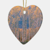Autumn Aspen Splendor Jackson Hole Wyoming Keramisch Ornament (Links)