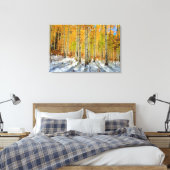 Autumn Aspens Canvas Afdruk (Insitu (Slaapkamer))