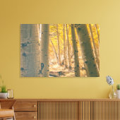 Autumn Aspens Canvas Afdruk (Insitu (Woonkamer))