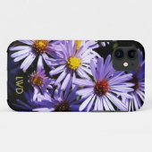 Autumn Asters Monogram Hoesje-Mate iPhone 5 Hoesje (Achterkant (horizontaal))