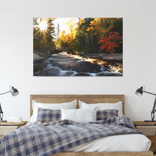 Autumn at Pictured Rocks  Canvas Afdruk (Insitu (Slaapkamer))