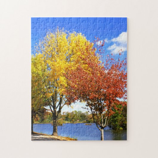 Autumn at the Lake Legpuzzel (Verticaal)