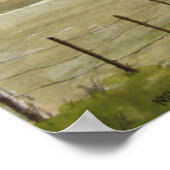 Autumn-autoweg Poster (Hoek)