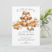 Autumn Baby brouwt Baby brunch Kaart (Staand voorkant)