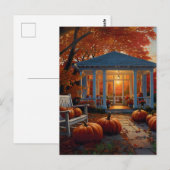 Autumn Backyard Briefkaart (Voorkant / Achterkant)