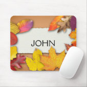 Autumn Banner Personaliseerd Muismat (Met muis)
