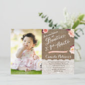 Autumn Baptism Birthday in het Spaans, Bautizo cum Kaart (Staand voorkant)