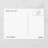 Autumn Barn en Hills Briefkaart (Achterkant)