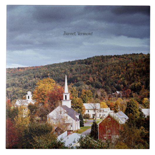 Autumn, Barnet, Vermont Tegeltje (Voorkant)