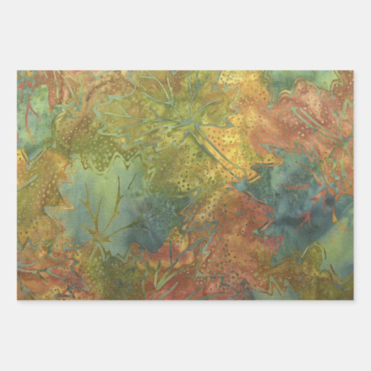 Autumn Batik Inpakpapier Vel (Voorkant)