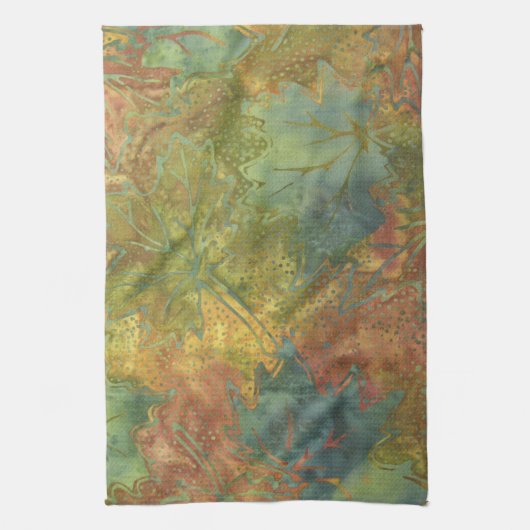 Autumn Batik Theedoek (Verticaal)