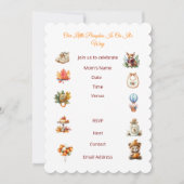 Autumn Bay Douche Uitnodiging. Kaart (Voorkant)