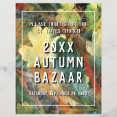 Autumn Bazaar, School of Community Event Green Lea Flyer (Achterkant)