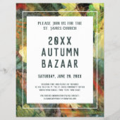 Autumn Bazaar, School of Community Event Green Lea Flyer (Voorkant)