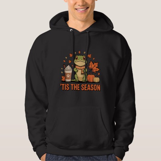 Autumn Bearded Dragon Cosy Hoodie (Voorkant)