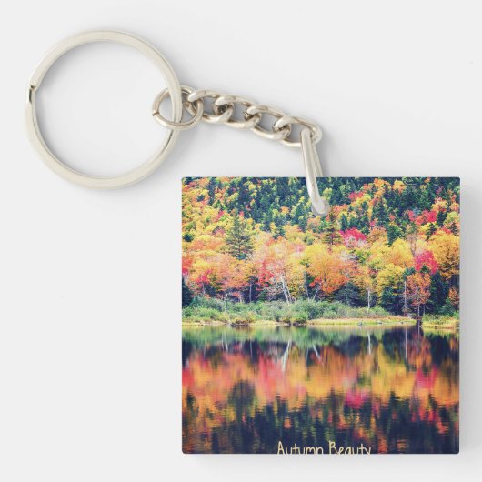 Autumn Beauty AcrylSleutelhanger Sleutelhanger (Voorkant)